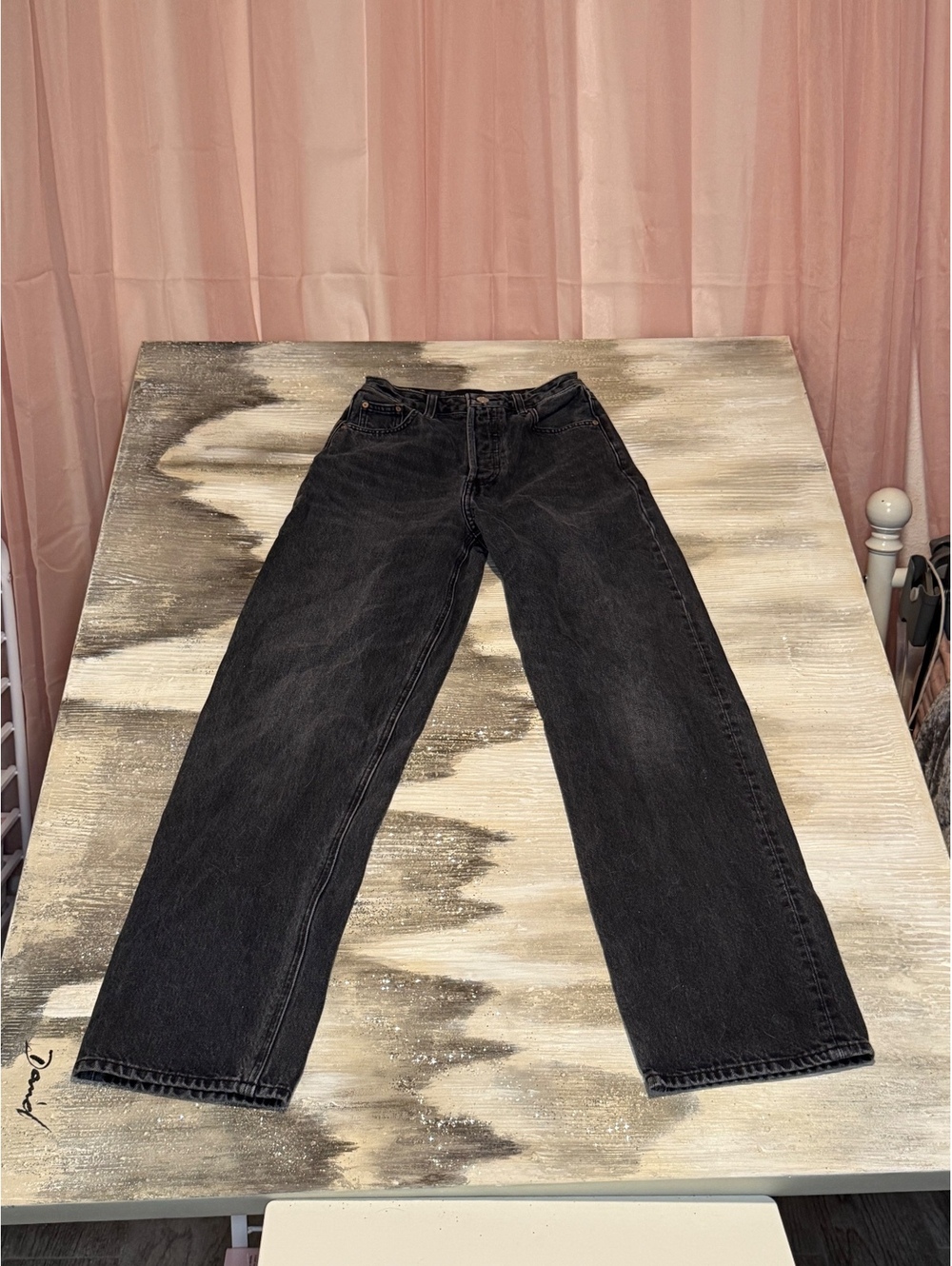 Women Denim Forum Dark Black Wash The Mia High rise Curve31L